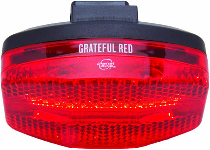 Planet Bike Grateful - Luz Trasera para Bicicleta, Color Rojo