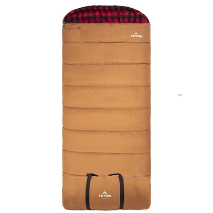 Teton Sports Deer Hunter Bolsa de Dormir con Cierre - Brown - -35F - Right Zip