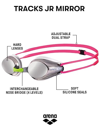 Arena Tracks Jr Youth Swim Goggles