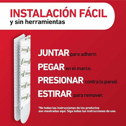 COMMAND 3M Tiras Adhesivas para Colgar Cuadros Grandes Negras 12 piezas | Decora sin dañar paredes, Removibles y sin residuos, No requiere herramientas, Soporta hasta 7.2 kg, Uso interior