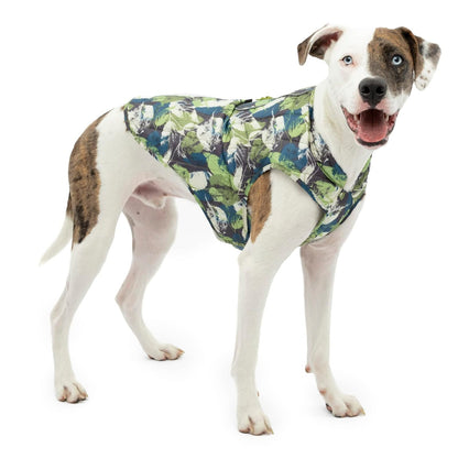 Kurgo Loft Chamarra Reversible e Impermeable para Perro - XS - Pressed Leaf
