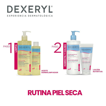 Dexeryl Loción Hidratante Nutritiva Piel Seca y Muy Seca Nutre 24h 500ml