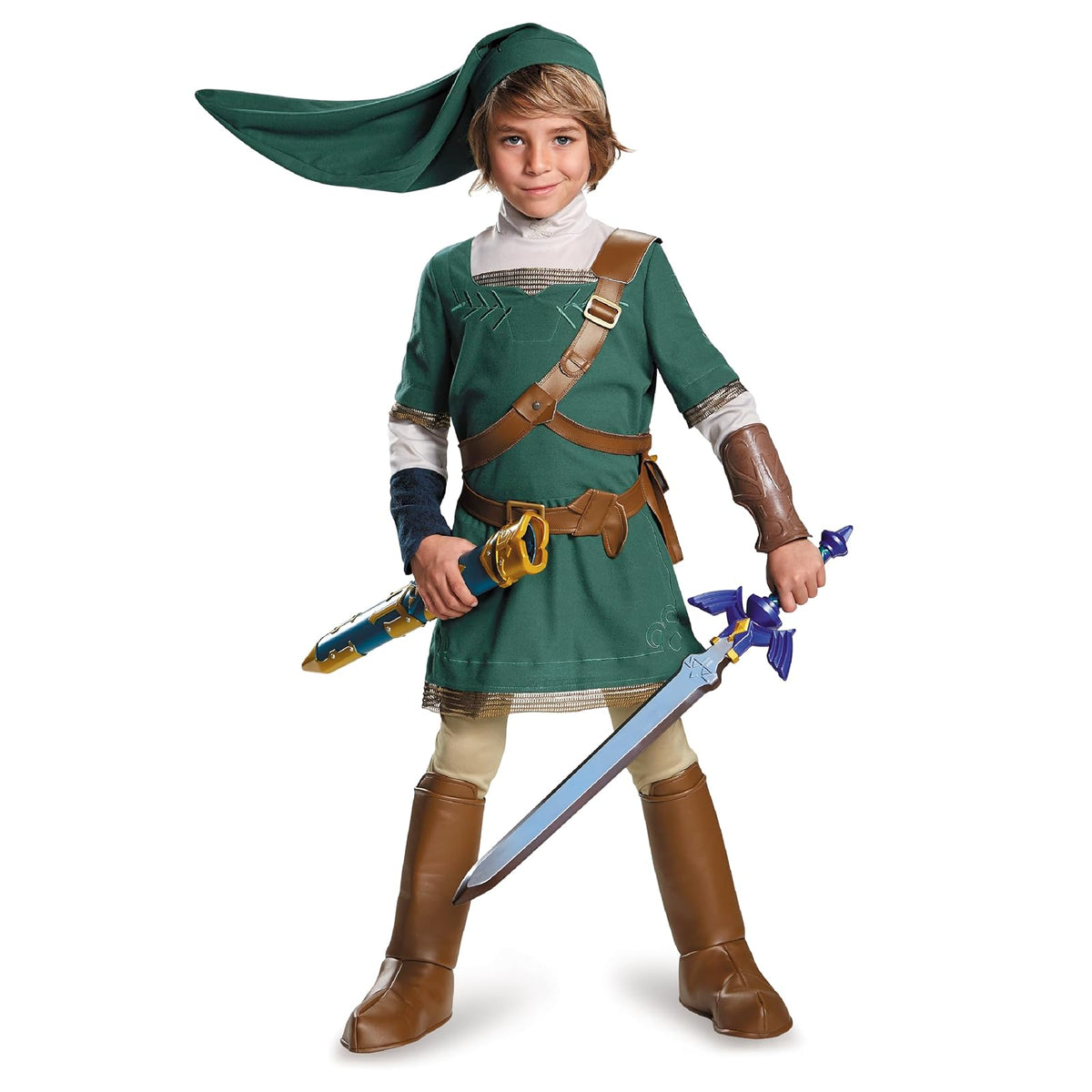 Disguise Link Prestige Legend of Zelda Nintendo Costume, Multicolor, Grande/10-12