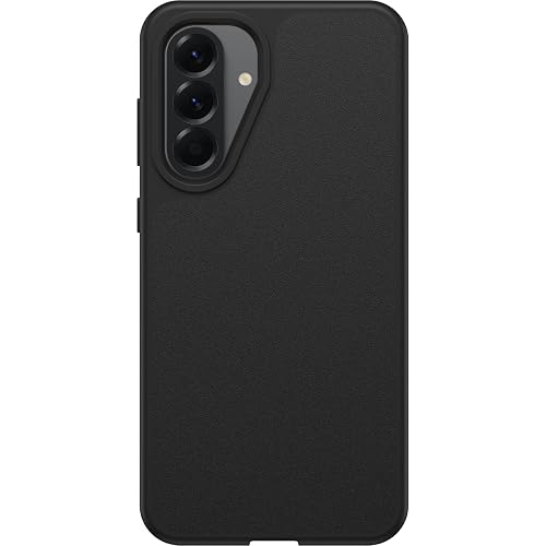 OtterBox - Funda para Samsung Galaxy A56 5G React Series, Color Negro, Ultrafina, amigable con el Bolsillo, Bordes elevados Que protegen la cámara y la visualización, Compatible con Carga inalámbrica