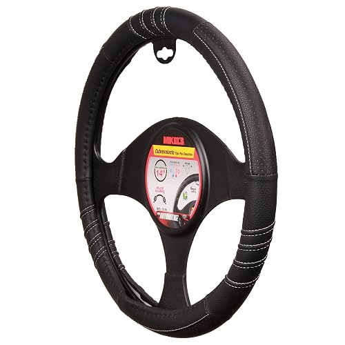 Mikel's CU-PD Cubrevolante Deportivo Universal de Piel Color Negro