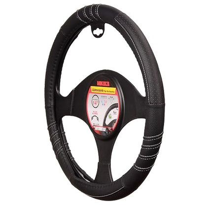 Mikel's CU-PD Cubrevolante Deportivo Universal de Piel Color Negro