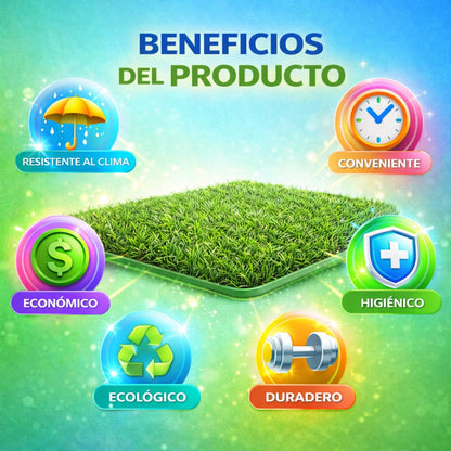 Fancy Pets Repuesto de Pasto para Doggie Grass XCH, Tapete Antimicrobiano para Perros, Fácil Limpieza y Resistente