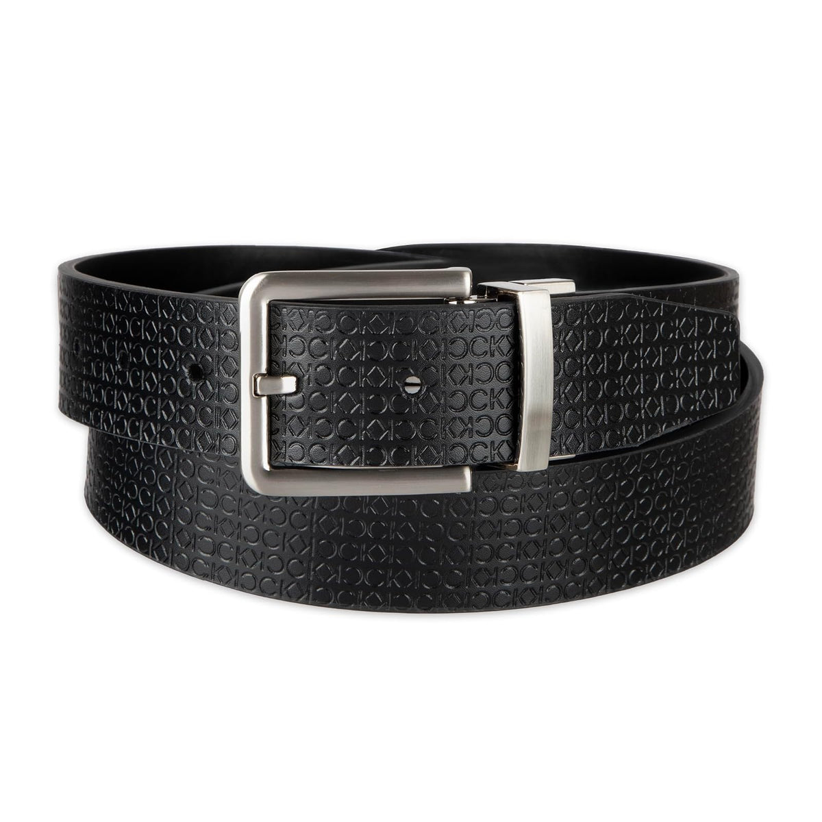 Calvin Klein Two-in-one Reversible Rotative Buckle Casual Dress Belt Cinturón Hombre