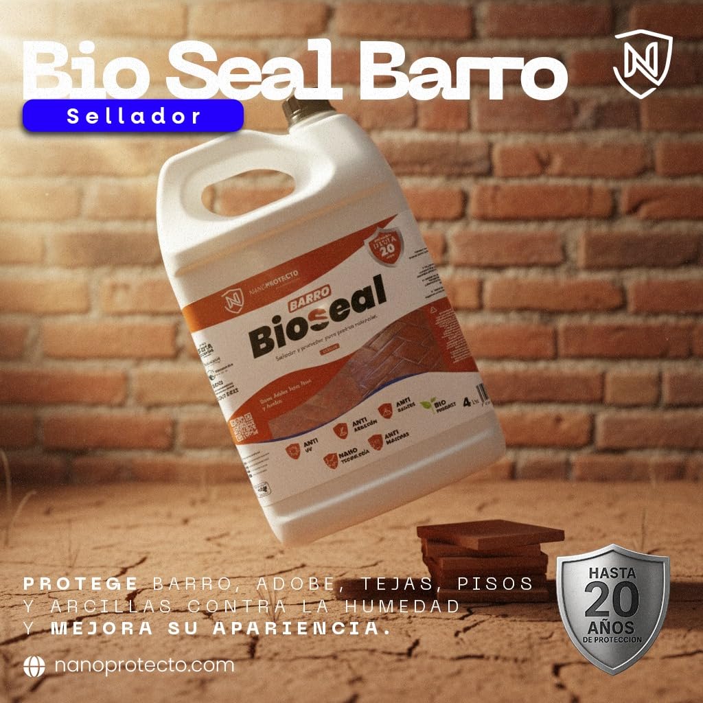 Nanoprotecto Impershield 636BSB4 Sellador Bio Seal Barro 4 litros, Blanco