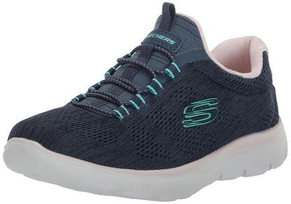 Skechers Energy Downforce Tenis para Hombre - 23.5 cm - Azul marino - Multi=nvmt