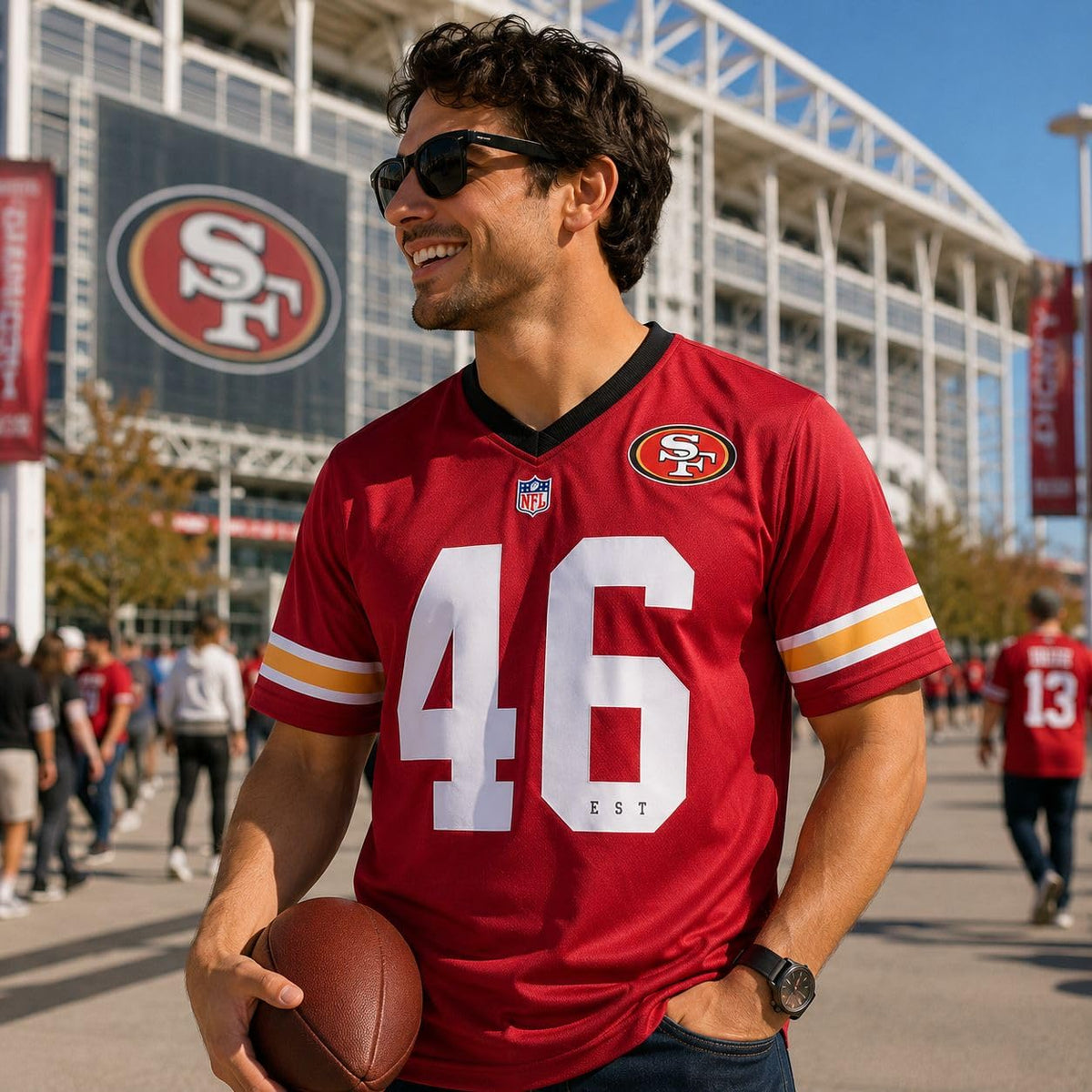 NFL Fan T-Shirt San Francisco 49ers Rojo para Hombre