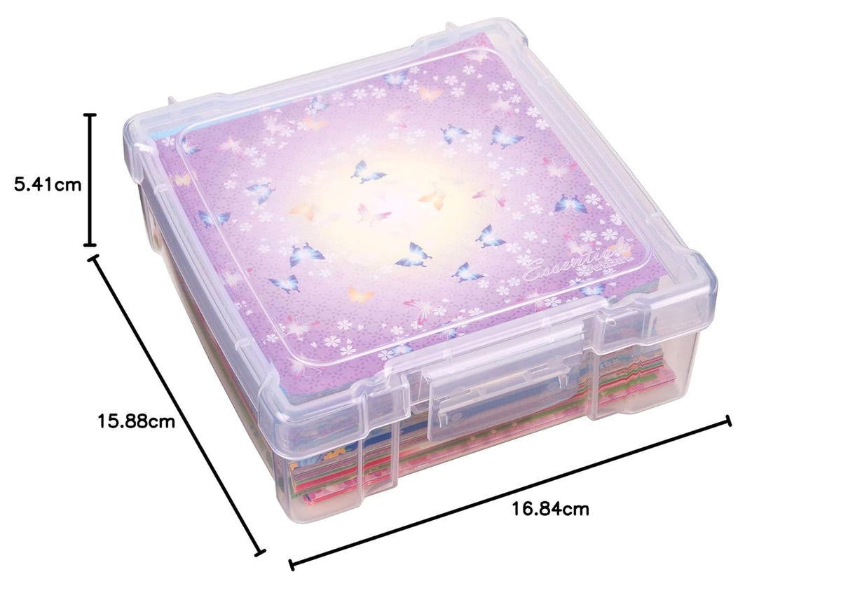 ArtBin 6953AB ClearView Caja organizadora de arte y manualidades de 6 x 6 pulgadas, [1] caja de almacenamiento de plástico, transparente