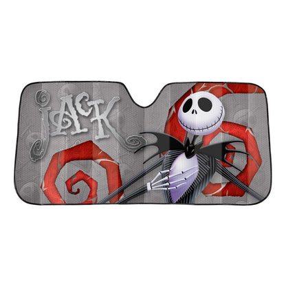 Plasticolor 003677R01 Parasol para Parabrisas Estilo acordeón 'Nightmare Before Christmas'