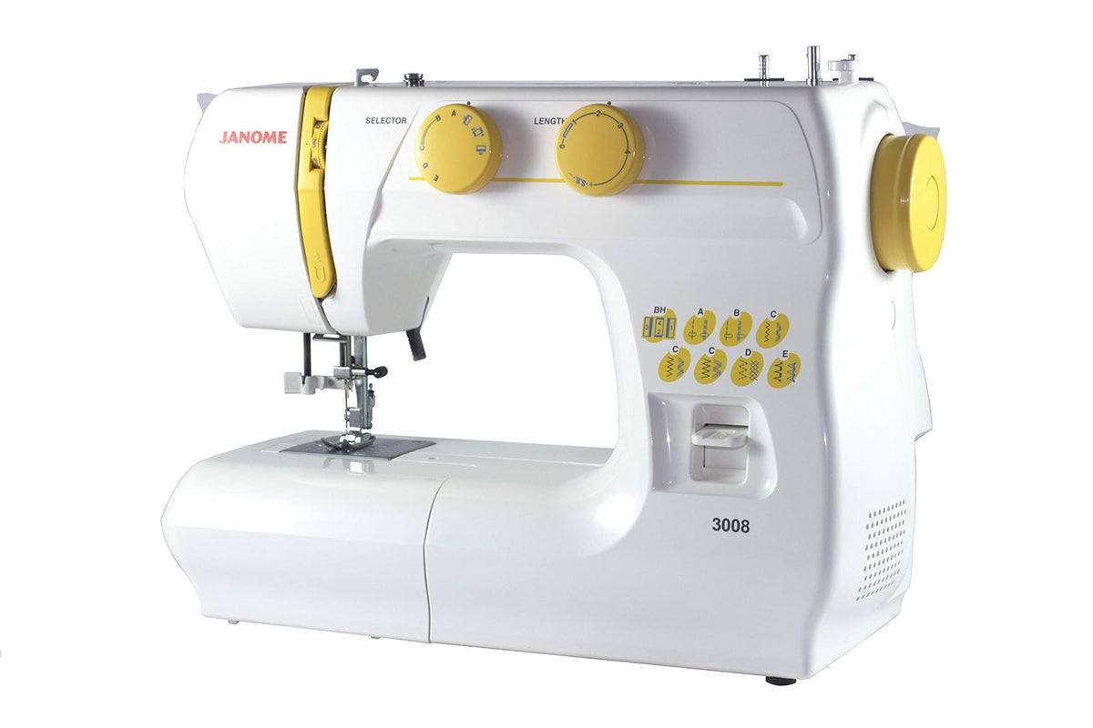 Janome 3008 Maquina de Coser , color blanco