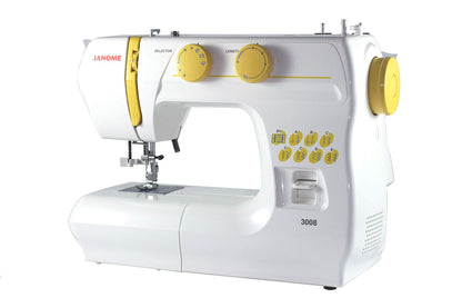 Janome 3008 Maquina de Coser , color blanco