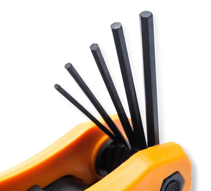 GearWrench 83512 - Juego de 25 llaves Allen plegables SAE/métricas/Torx