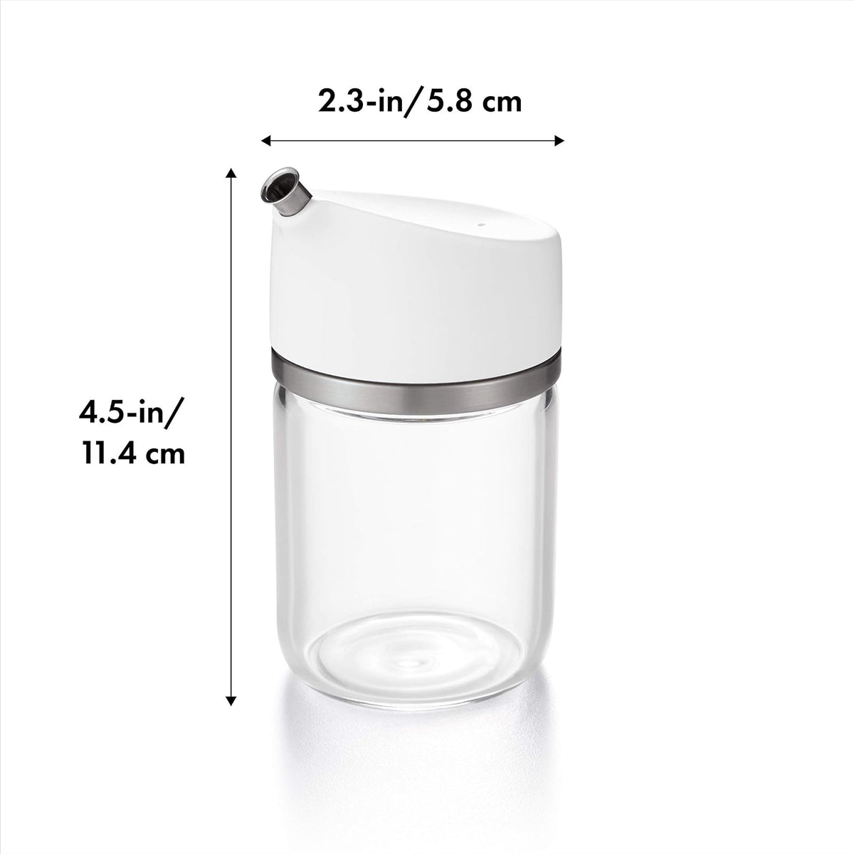 OXO 11278600 Dispensador Salsa Vidrio/Acero, 150 ml