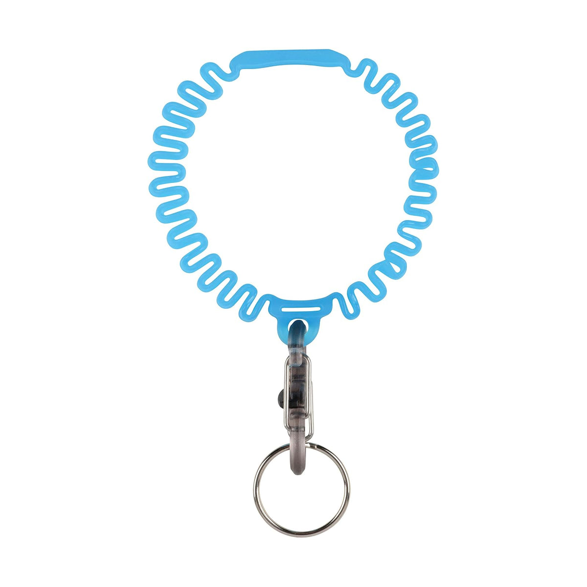 Nite Ize KWB-03-R6 Llavero de pulsera elástica con clip S-Biner, color azul