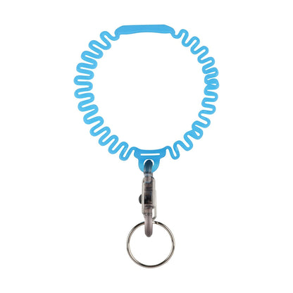 Nite Ize KWB-03-R6 Llavero de pulsera elástica con clip S-Biner, color azul