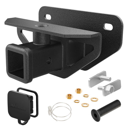 Nilight Receptor de Enganche de Remolque Trasero 90055A, 5 cm, Clase 3, para Dodge Ram 1500 2003-2018 y Ram 2500/3500 2003-2013