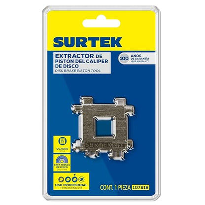 Surtek 107218 Extractor del pistón del caliper, cuadro 3/8"