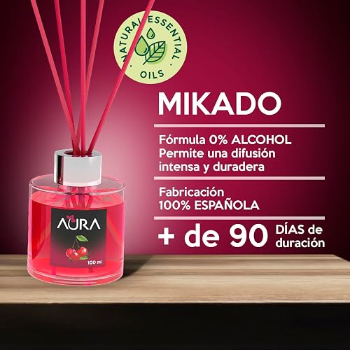 Aura 2Pack Mikado Cerezo 100 ml. Ambientador
