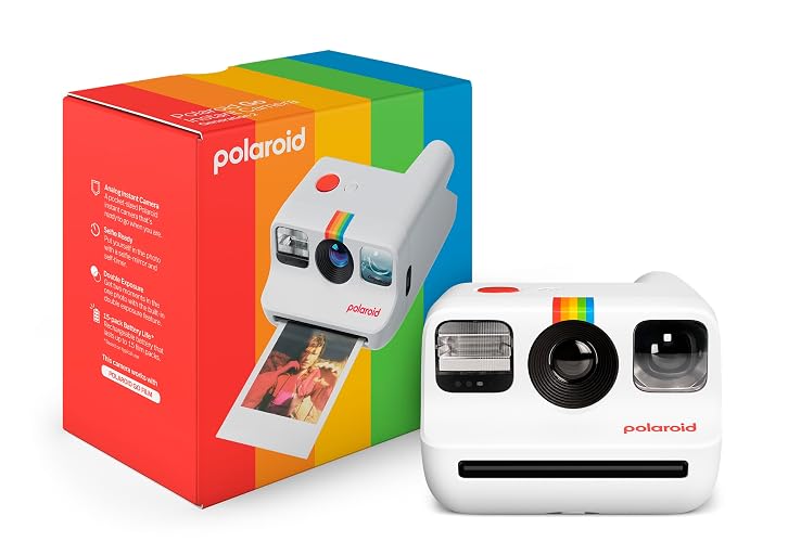 Polaroid Go Generation 2 - Mini cámara de película instantánea - Blanco (9097) - Solo Compatible con Go Film