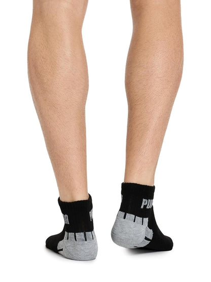 PUMA 8 Pack Athletic Cushioned Quarter Crew Socks Calcetines deportivos Hombre