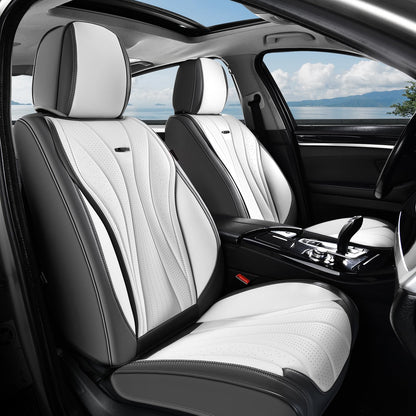 Coverado Fundas de Asiento Delantero, Fundas de Asiento de Piel de Lujo para automóviles, Fundas de Asiento de automóvil, Protector de Asiento de Automóvil, Impermeables, Fundas de Asiento de Automóvil de