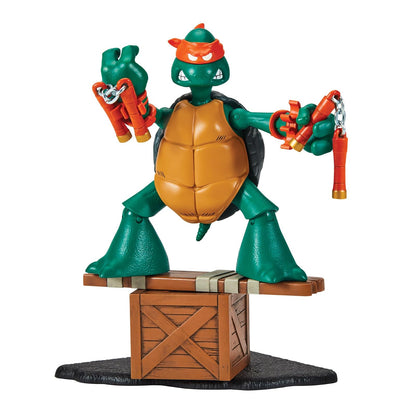 TMNT Classic - Michelangelo 40th Anniversary Sketch Figura De Acción Articulada con Boceto Original Incluido Edición Coleccionable
