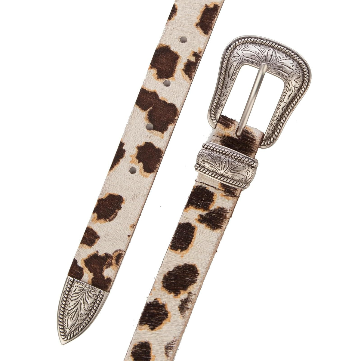 Lucky Brand Western Style Fashion Leather Belt With Metal Buckle Cinturón Mujer