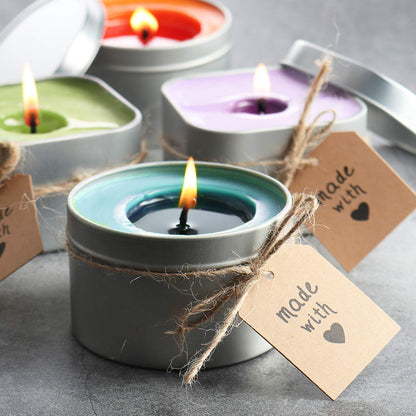 Etienne Alair Cera de Soja Para Velas 10 lbs | Cera de soja natural, copos de cera, incluye 100 mechas de algodón, 100 calcomanías de mecha, 2 dispositivos de centrado