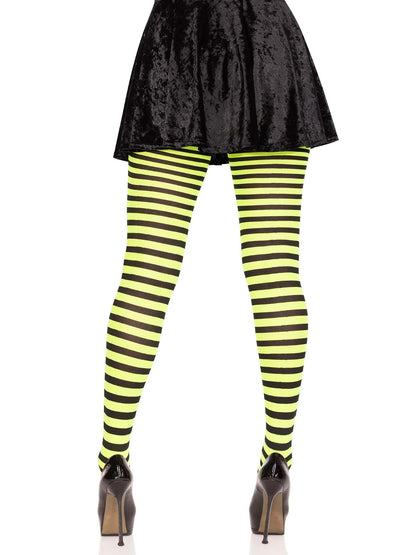 Leg Avenue Medias de Nailon a Rayas Medias de disfrazwomens