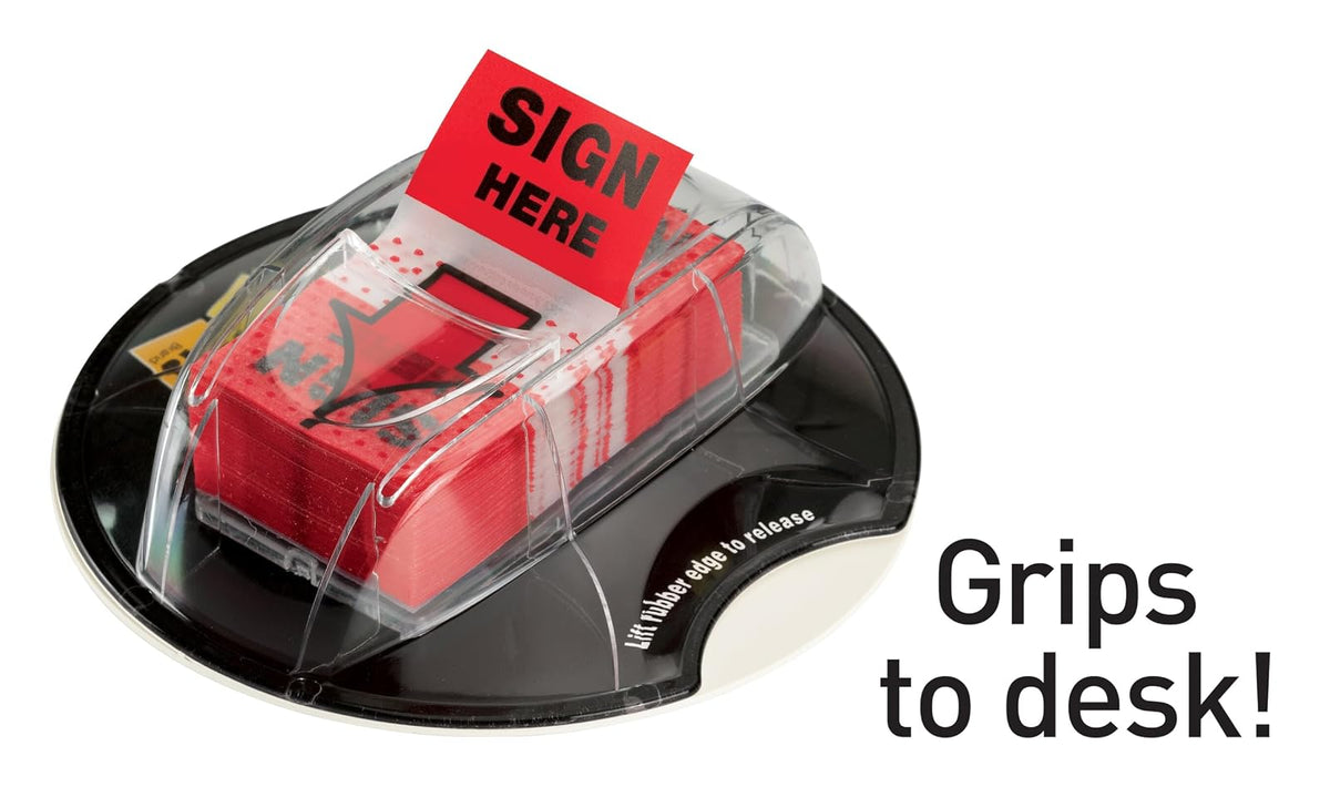 3M Post-it rojas con dispensador de escritorio, 1 pza con 200