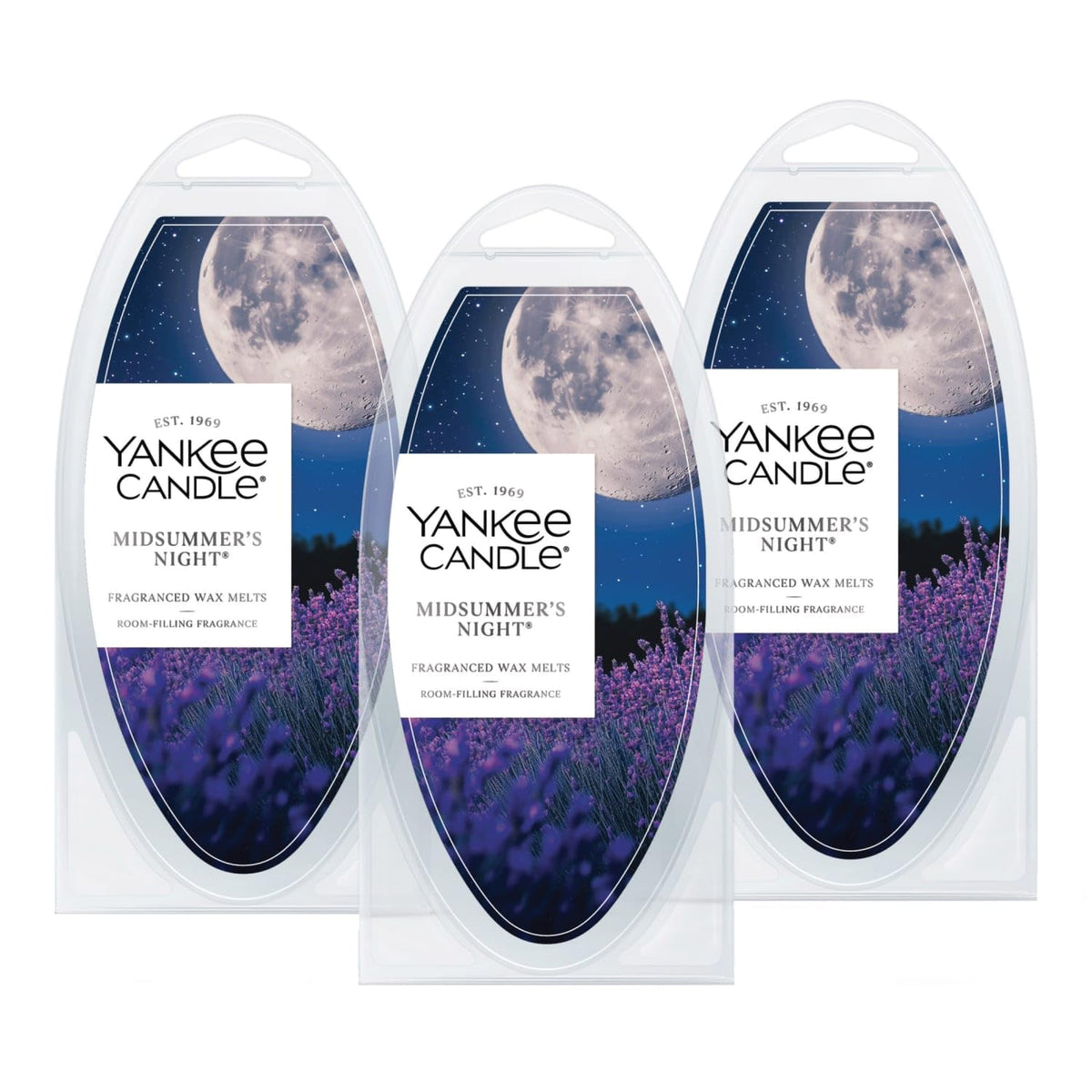 YANKEE CANDLE Cera Perfumada para Calentador, Paquete de 18 - Negro