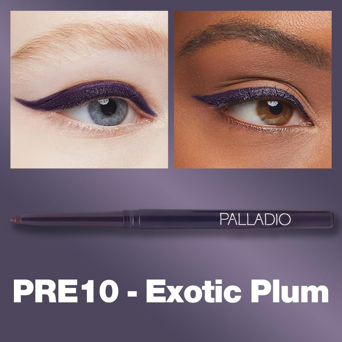 Palladio Delineador de Ojos Retráctil Resistente al Agua Exotic Plum