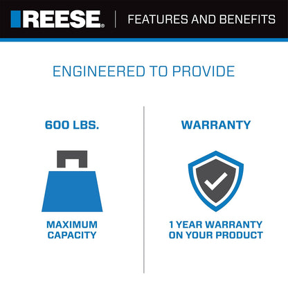 Reese Powersports 7019400 Cabrestante Marino (600 Libras)