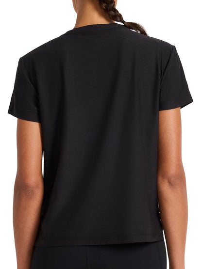 Reebok Apparel Glow Tech Heathered S/S - Playera para Mujer