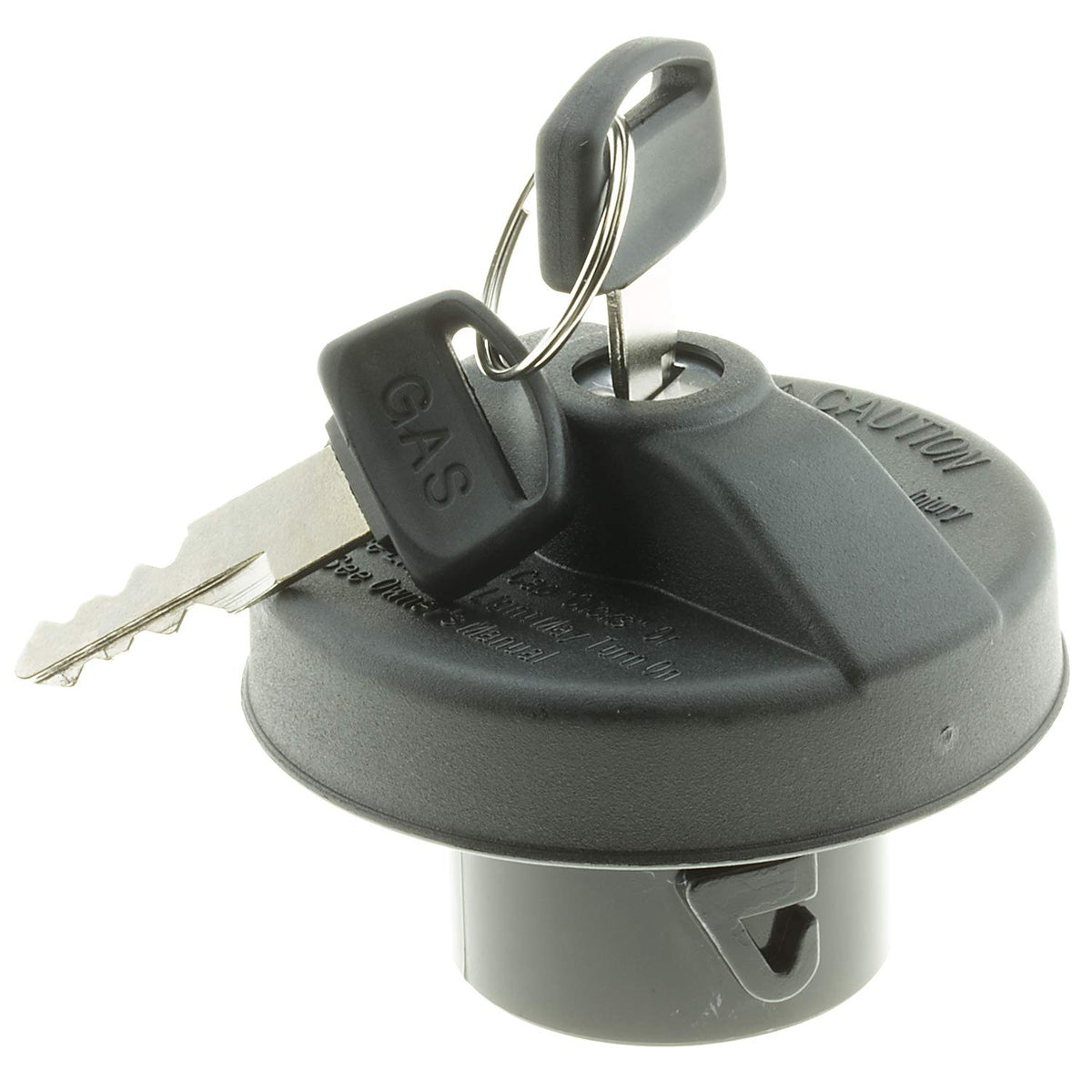 MotoRad MGC903 Tapón de Combustible con Llave for Flex-Fuel Applications with Black Cam-On (non-threaded) Caps Fuel Tank Cap Compatible con Chevy Silverado 1500 04–12 2500 HD 04–10 Malibu 04–12 Tahoe