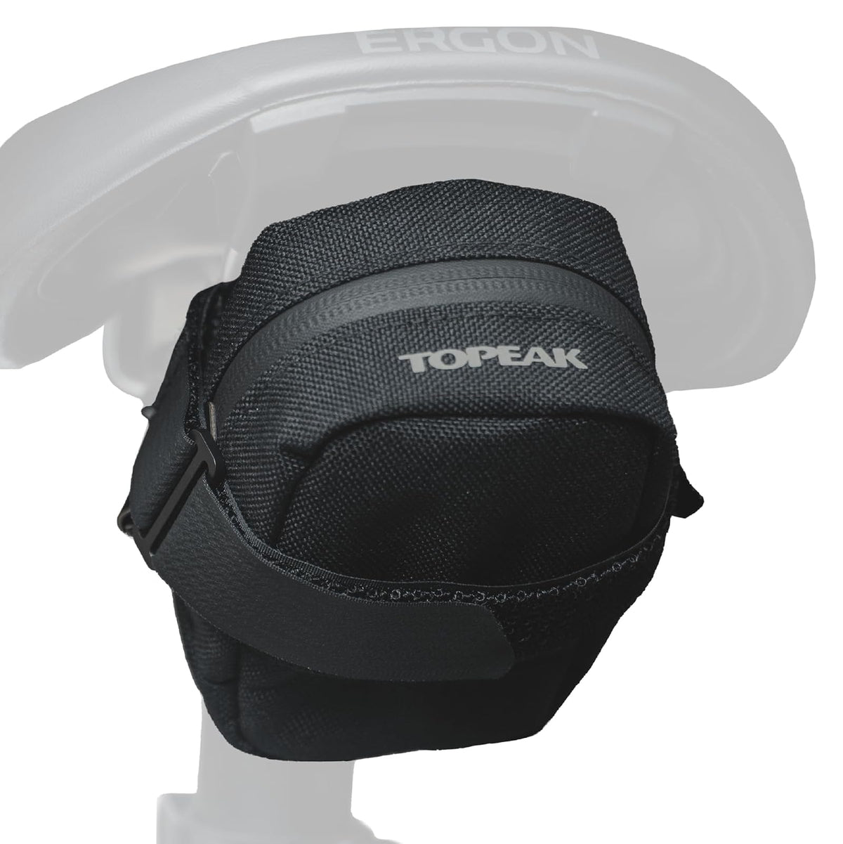 Topeak Bolsa de Manillar para Bicicleta, Negra, 23 x 14 cm, 3.8 L, 3 Compartimentos, Montaje en Manillar, Correas Antideslizantes