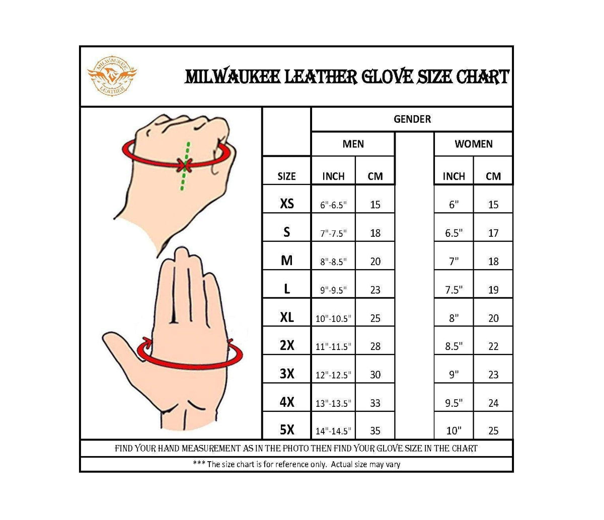 Milwaukee Leather SH198 - Guantes sin Dedos Bordados con Llama Negra para Hombre con Palma de Gel (Mediano)