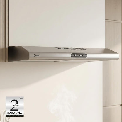 Midea MJUD30S3GS Campana de Pared 30” Slim Acero Inoxidable