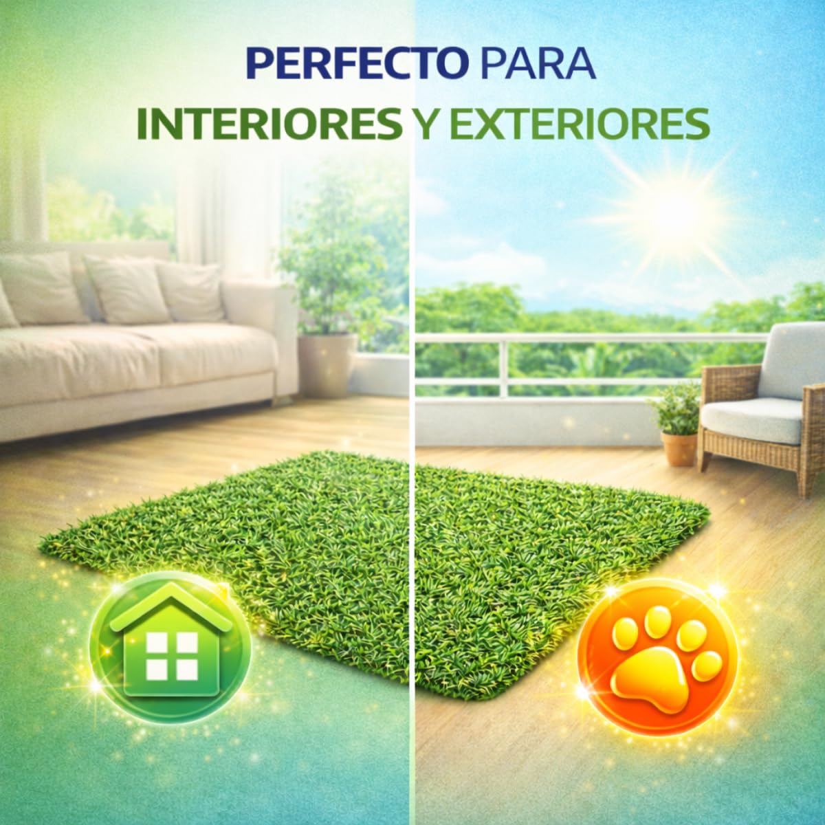 Fancy Pets Repuesto de Pasto para Doggie Grass XCH, Tapete Antimicrobiano para Perros, Fácil Limpieza y Resistente