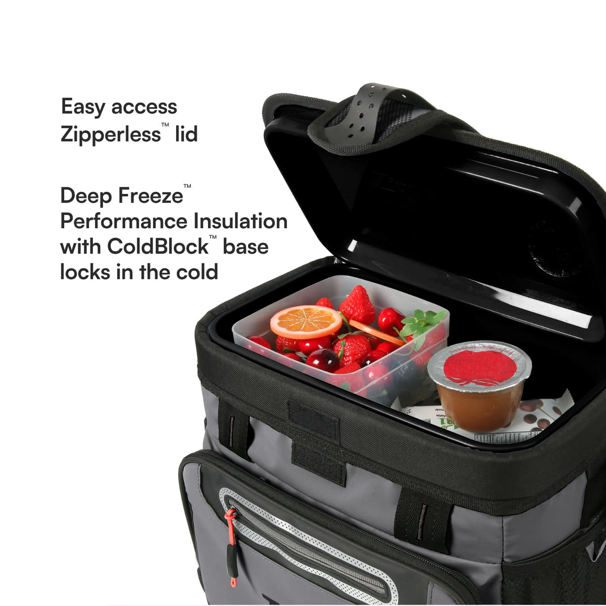 Arctic Zone Titan Deep Freeze Cooler - Zipperless Hardbody Cooler - Small & Large Capacity- Beach & Camping Cooler - Deep Freeze Insulation, HardBody Liner, and SmartShelf