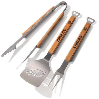 YouTheFan NFL Classic Juego de Parrilla 3 Piezas - Philadelphia Eagles