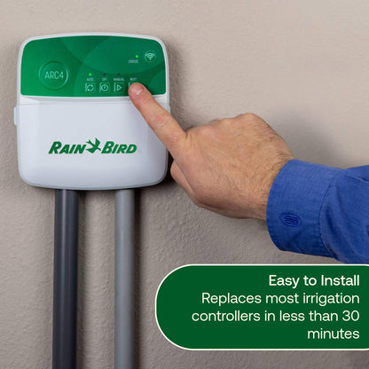 Rain Bird ARC6 - Temporizador/driver WiFi de riego inteligente para interiores, 6 zonas/estación, certificado EPA WaterSense, compatible con Alexa