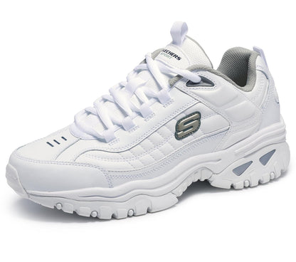 Skechers Tenis para Hombre con Espuma Viscoelástica - 29.5 cm - Blanco