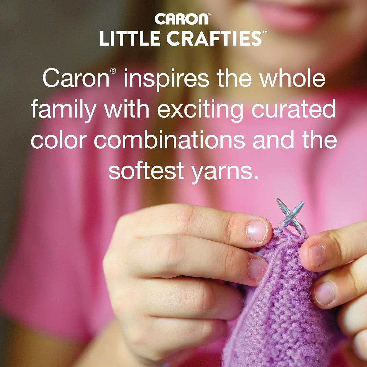 Caron Little Crafties - Paquete múltiple de 20 unidades (paquete de 1) - Proyectos de punto, ganchillo y arte, lavable a máquina y secable - Kit de hilo ligero duradero