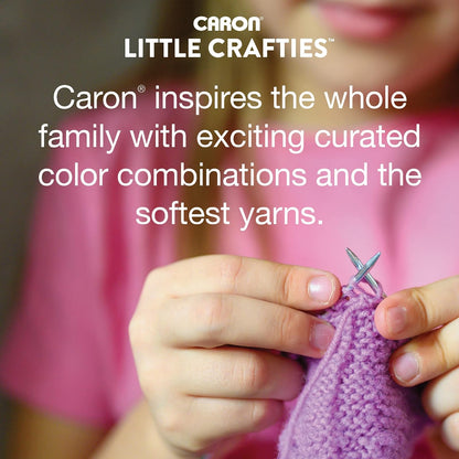 Caron Little Crafties - Paquete múltiple de 20 unidades (paquete de 1) - Proyectos de punto, ganchillo y arte, lavable a máquina y secable - Kit de hilo ligero duradero