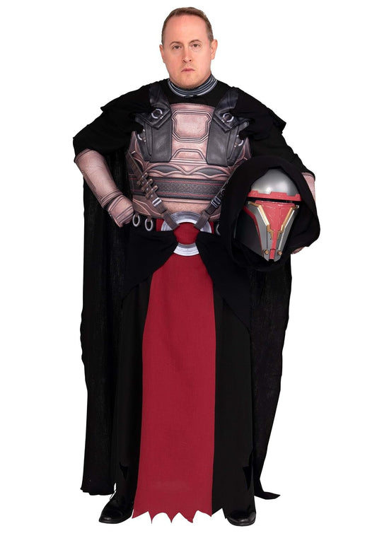 Star Wars Darth Revan - Disfraz Oficial de Halloween para Adultos, túnica con Armadura Acolchada en el Pecho, Faja de Cadera, guanteletes y Guantes, Multi, Large